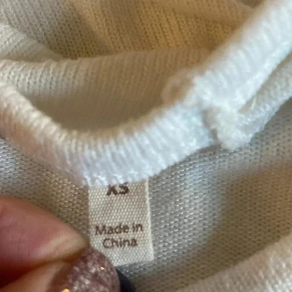 Soft Surroundings | Cream Long Sleeve Sweater - Picture 5 of 6